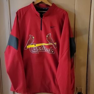 Nike Cardinals branded 1/4 zip pullover Sz XL